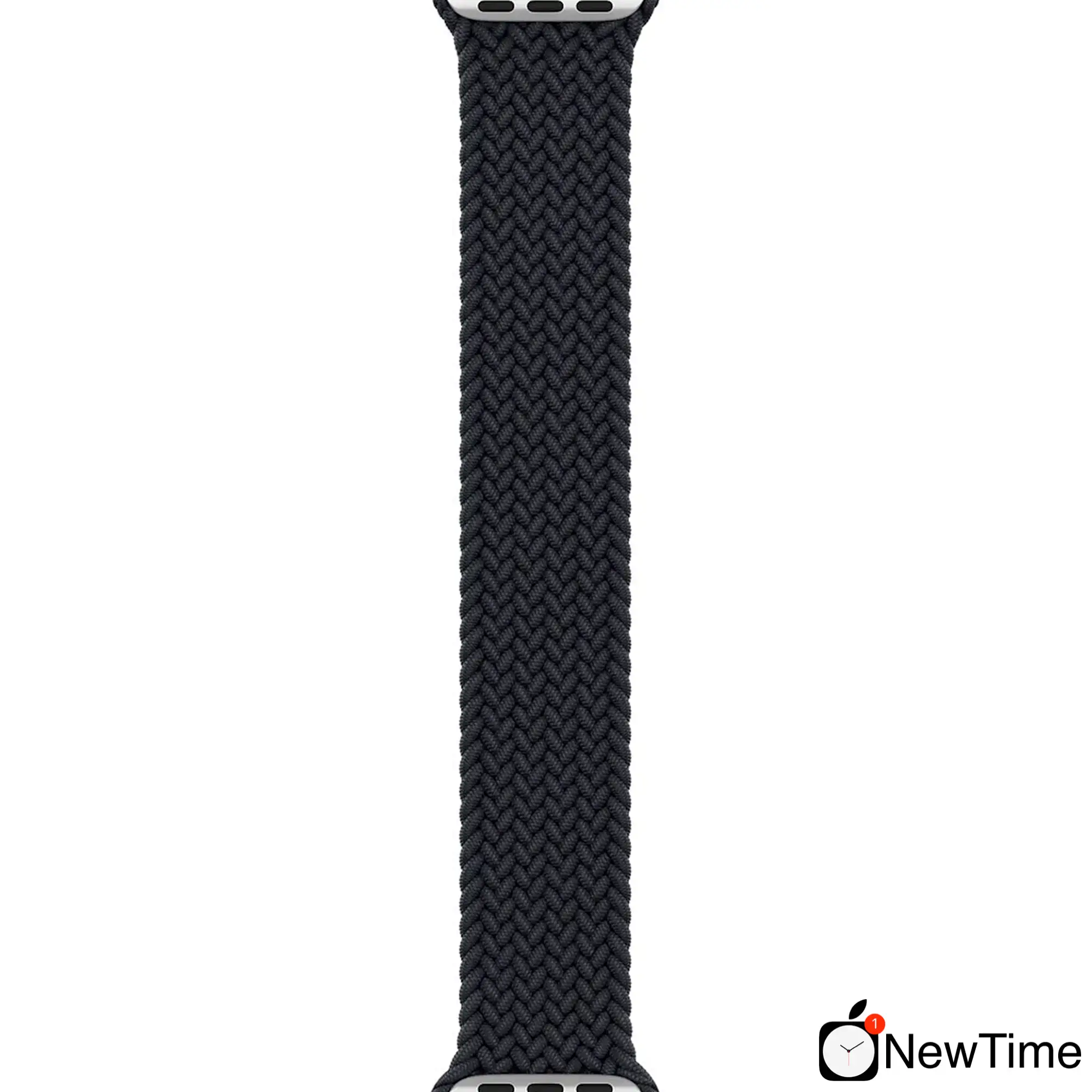 Apple Watch Series 6 GPS + Cellular 44mm Graphite Stainless Steel Case with Charcoal Braided Solo Loop - Size 11 (MY8L2)